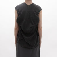 Recycle Cotton Knit Sleeveless Pullover