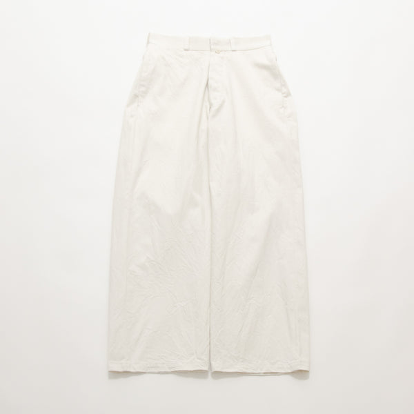 Chino Cloth Trousers Wide