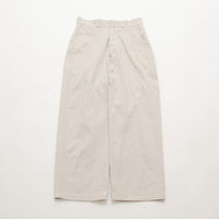 Chino Cloth Trousers Wide