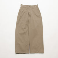 Chino Cloth Trousers Wide