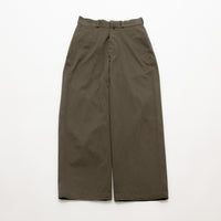 Chino Cloth Trousers Wide