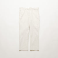 Chino Cloth Trousers Piped Stem