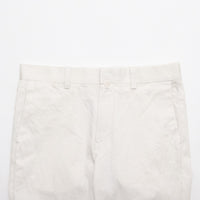 Chino Cloth Trousers Piped Stem