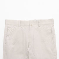 Chino Cloth Trousers Piped Stem