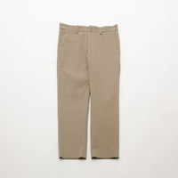 Chino Cloth Trousers Piped Stem