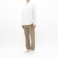 Chino Cloth Trousers Piped Stem