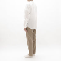 Chino Cloth Trousers Piped Stem