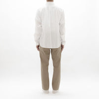 Chino Cloth Trousers Piped Stem