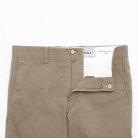 Chino Cloth Trousers Piped Stem