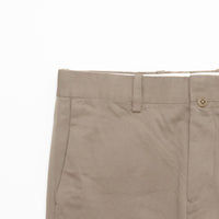 Chino Cloth Trousers Piped Stem