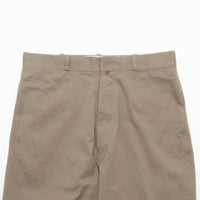 Chino Cloth Trousers Wide Tapered