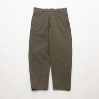 Chino Cloth Trousers Wide Tapered