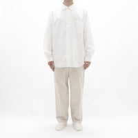 Chino Cloth Trousers Wide Tapered