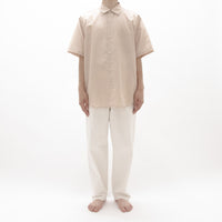 Button Shirt Wide Short Sleeve