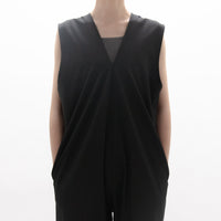 V-Cut Jumpsuit Sleeveless