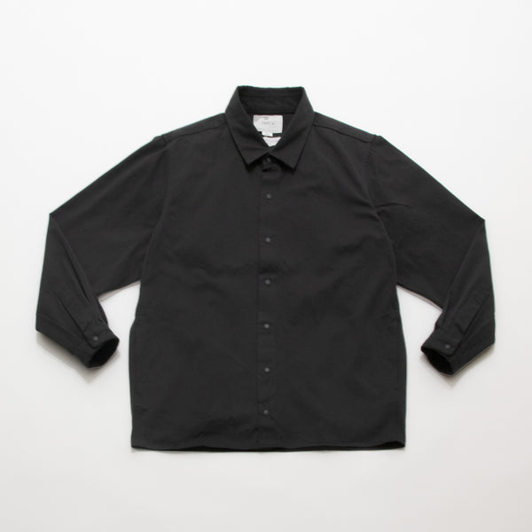 Chino Cloth Comfort Shirt Relax Square Black