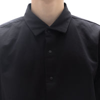 Chino Cloth Comfort Shirt Relax Square Black