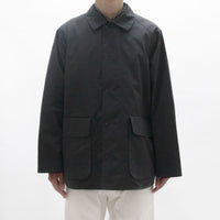 Zip and Button Short Coat