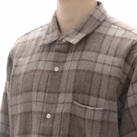 Wool Shirt Wide