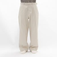 Chino Cloth Trousers Wide