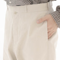 Chino Cloth Trousers Wide