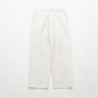 Chino Cloth Trousers Wide