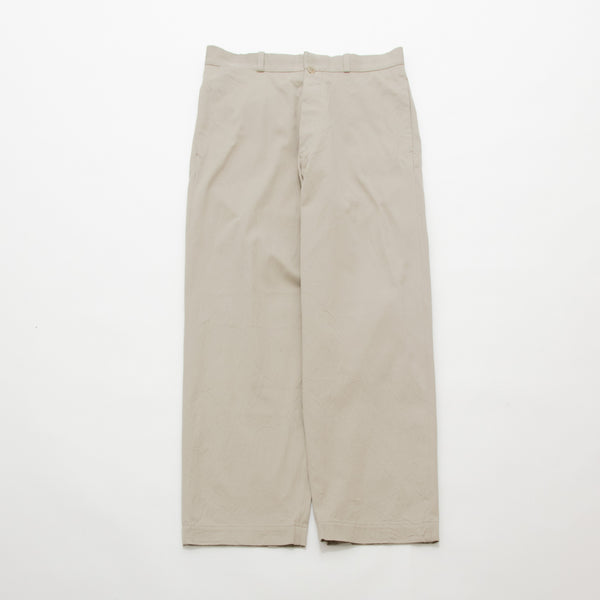 Chino Cloth Trousers Wide