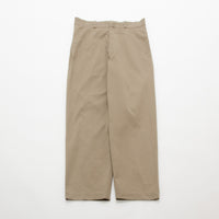 Chino Cloth Trousers Wide