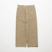 Chino Cloth Trousers Wide