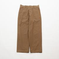 Chino Cloth Trousers Wide