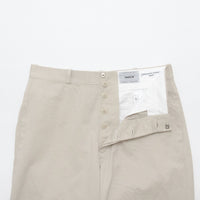 Chino Cloth Trousers Wide