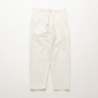 Chino Cloth Trousers Wide Tapered