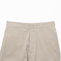 Chino Cloth Trousers Wide Tapered