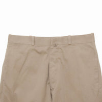 Chino Cloth Trousers Wide Tapered