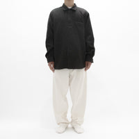 Chino Cloth Trousers Wide Tapered