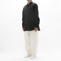 Chino Cloth Trousers Wide Tapered