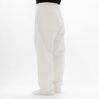 Chino Cloth Trousers Wide Tapered