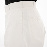 Chino Cloth Trousers Wide Tapered