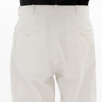 Chino Cloth Trousers Wide Tapered