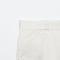 Chino Cloth Trousers Wide Tapered