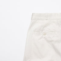 Chino Cloth Trousers Wide Tapered