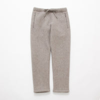 Natural Wool Fleece Easy Trousers