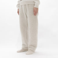 Natural Wool Fleece Easy Trousers