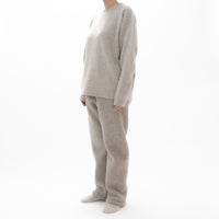 Natural Wool Fleece Easy Trousers