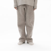 Natural Wool Fleece Easy Trousers