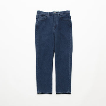 White & Black Denim Trousers