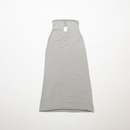 Recycle Cotton Knit V-Cut Dress Sleeveless