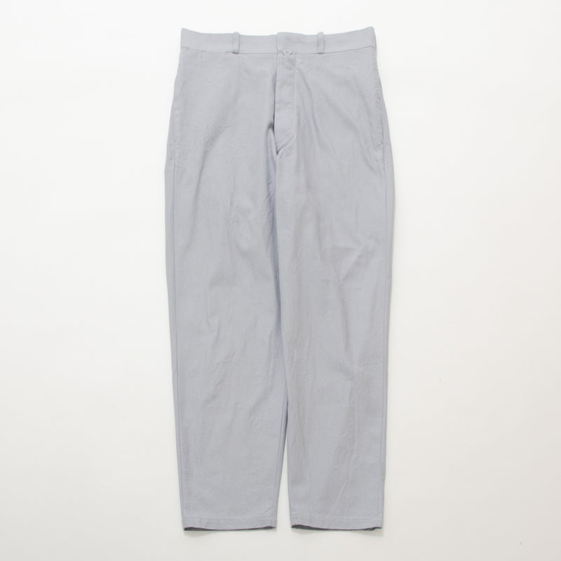 Chino Cloth Trousers Wide Tapered