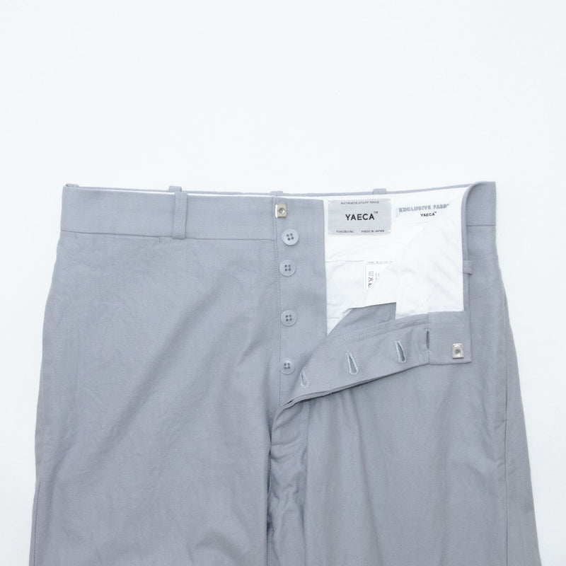 Chino Cloth Trousers Wide Tapered