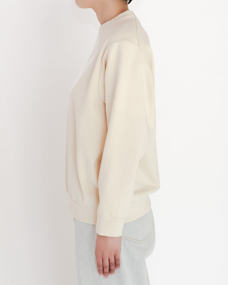 Nylon Jersey Crew Necked Sweatshirt